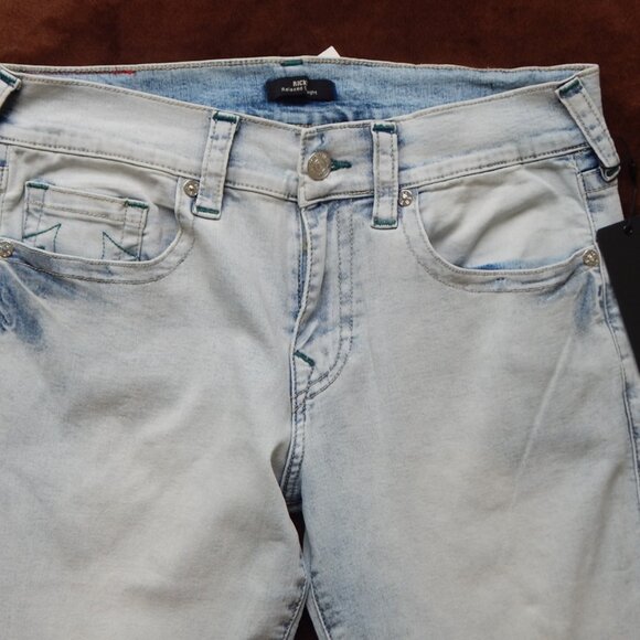 TRUE RELIGION Men’s Ricky SN Relaxed Straight Fresco Light Wash Jeans 32 x33 NWT - Picture 5 of 8